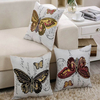 Butterfly Embroidery Pattern Home Office Car Seat Pillow Case