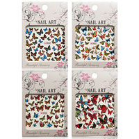 Butterfly Nail Art Sticker Decoration Manicure Tips Water Transfer Decals
