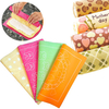 Cake Roll Die Cushion Painted Silicone Cake Pad Lovely Colored Dots Rabbit Wreath Pattern Bakeware
