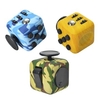 Camouflage Fidget Dice Cube Box Magic Toy Relieves Stress Squeeze Fun Fidget Gift Autism ADHD Kids