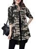 Camouflage Military Printed Cool Long Sleeve Women Shirts