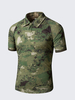 Camouflage Quick-Drying UV Protection Tactics Short Sleeve Polo T-Shirt For Men