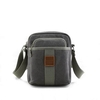 Canvas Casual Zipper Patchwork Adjustable Shoulder Strap Crossbody Bag For Men