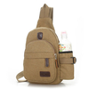 Canvas Chest Bag Casual Travel Crossbody Bag For Men Women
