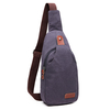 Canvas Chest Bag Sports Leisure Shoulder Crossbody Bag For Men