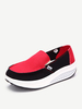 Canvas Color Blocking Sport Running Rocker Sole Casual Outdoor Shoes