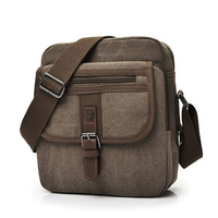 Canvas Crossbody Bag Leisure Vintage Single-shoulder Bag For Men Women