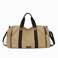Canvas Large Capacity Casual Travel Bag Luggage Bag Handbag Shoulder Bag
