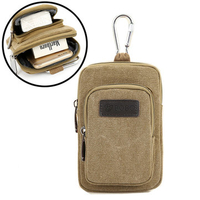 Canvas Leisure Durable Capacity Waist Bag Outdoor Sport Multifunction Shoulder Bag