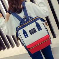 Canvas Students School Bag Casual Sports Bag Shoulder Bag Backpack