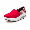 Canvas Union Jack Flag Color Mtach Rocker Sole Shake Shoes