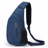 Canvas Vintage Sling Bag Solid Outdoor Chest Bag Crossbody Bag For Women Men