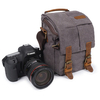 Canvas With Leather Casual Camera Bag Crossbody Bag For Men