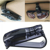 Car Auto Sun Visor Glasses Sunglasses Card Ticket Holder