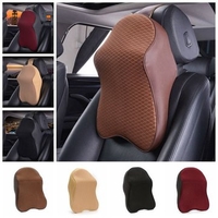 Car Seat Headrest Pad Memory Foam Pillow Head Neck Rest Support Cushion Home Office Cushions