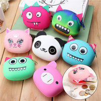 Cartoon Casual Cute Coins Bags Creative Silica gel Cards Bags Change Bags