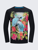 Casual 3D Animal Pattern Printing Cotton Long Sleeve Plus Size T-Shirt For Men