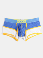 Casual Breathable Underwear Cotton Color Stitching Comfortable Boxers for Men