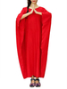 Casual Brief Solid Color Bats Sleeve Women Loose Dresses