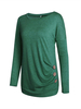 Casual Brief Solid Color Blouses
