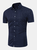 Casual British Style Fashion Plaids Printing Designer Shirts for Men