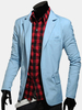Casual Busienss Solid Color Long Sleeve Slim Casual Blazers Suit for Men