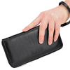 Casual Business Clutch PU Leather Wallet 12 Card Slots Card Holder Phone Bag For Men