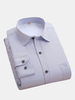 Casual Business Plaid Printing Thicken Warm Long Sleeve Dress Shirts for Men