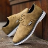 Casual Business Shoes Lace Up Round Toe Oxfords for Men
