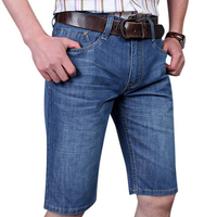 Casual Business Straight Legs Loose Shorts Jeans for Men