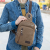 Casual Canvas Chest Bag Outdoor Retro Casual Crossbody Bag Shoulder Bag For Men