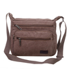 Casual Canvas Crossboay Bag Solid Convenient Multi Pocket Shoulder Bag For Man