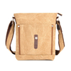 Casual Canvas Shoulder Bag Vintage Solid Crossbody Bag For Men