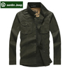 Casual Fashion Cotton Long Sleeve Plus Size Cargo Shirt
