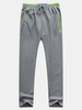 Casual Fashion Cotton Sport Pants Thin Breathable Straight Leg Sweatpants For Men