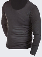 Casual Fashion Stylish Thin Tops Slim Fit Solid Color Long Sleeve T-shirts For Men