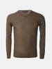 Casual Fashion Thick Woolen Solid Color V-Neck Slim Fit Knitted Sweater For Men