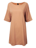 Casual Half Sleeve Loose A-line Party Mini Dress