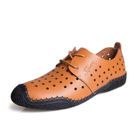 Casual Hollow Out Breathable Lace Up Driving Sport Shoes