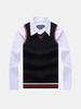 Casual Knitted Sweater Slim Fit V-Neck Cotton Sleeveless Vest For Men
