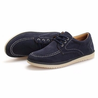 Casual Lace Up Suede Soft Flat Antiskid Flat Shoes For Men