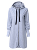 Casual Long Sleeve Hooded Zipper Women Sweatshirt