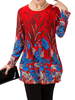Casual Long Sleeves Printing T-shirts For Women