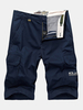 Casual Loose Cargo Pants Multi Pocket Cotton Plus Size Shorts For Men