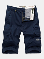 Casual Loose Cargo Pants Multi Pocket Cotton Plus Size Shorts For Men