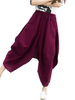 Casual Loose Pocket Harem Pants For Women