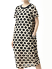 Casual Loose Polka Dots O-Neck Short Sleeve Women Dresses