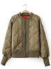 Casual Loose Quilting Solid Women Jacket Coats
