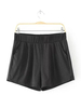 Casual Loose Women Stripe Elastic Waist High Stretch Shorts