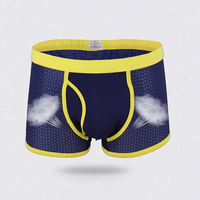 Casual Mesh Breathable Antibacterial Soft Boxers Underwear for Men
